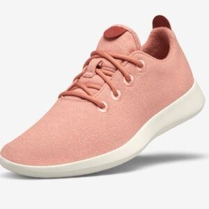 Allbirds coral pink/cream wool runners women’s 10